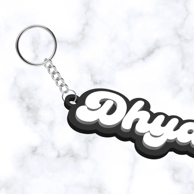 Custom Self-Name Keychain detail view 3