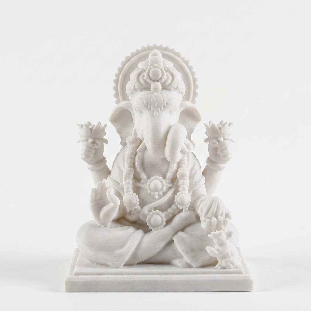 Dagdusheth Ganpati Bappa Idol detail view 2