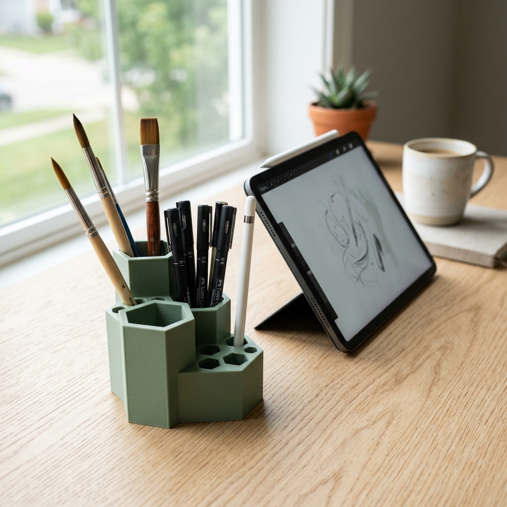 Multi-Tier Desktop Organizer & Tidy detail view 3