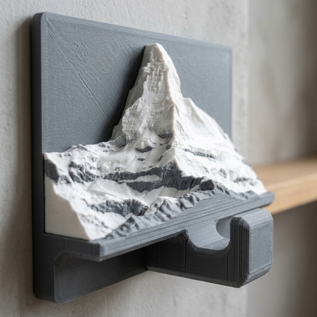 Mountain Range Wall Key Holder detail view 2